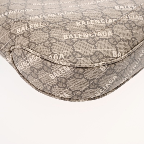 Gucci GG Supreme Jackie The Hacker Project Balenciaga Beige Shoulder Bag - Picture 6 of 9